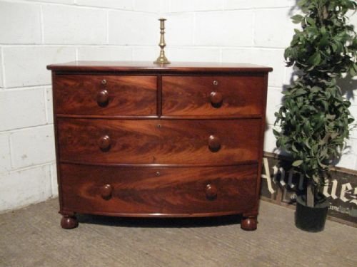 Lovely Small Antique Victorian Mahogany Chest of Drawers C1880 Ewdb150/29.10