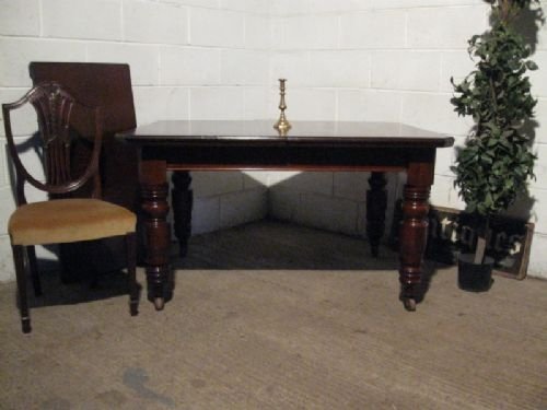 Superb Antique Victorian Mahogany Wind Out Extending Dining Table Seats 8-10 C1880 Wdb370/7.11
