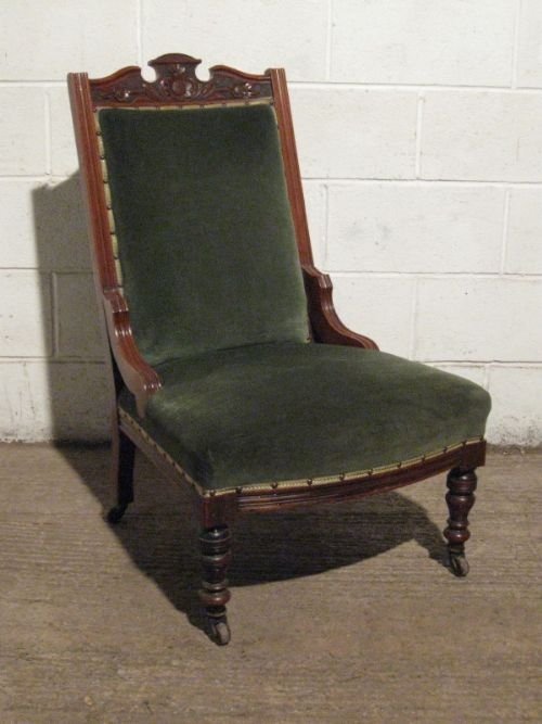 Antique Victorian Walnut Salon Chair C1890 Ewdb30/9.11