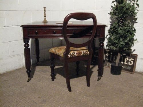 fig 1. ANTIQUE WILLIAM 1V MAHOGANY DESK C1820 WDB260/9.11
