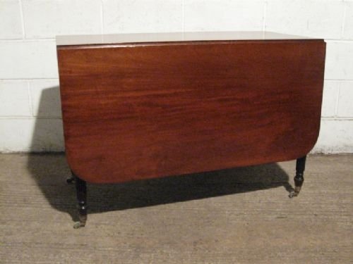 Superb Antique Regency Mahogany Drop Leaf Dining Table C1800 Seats 8-10 Wdb210/9.11