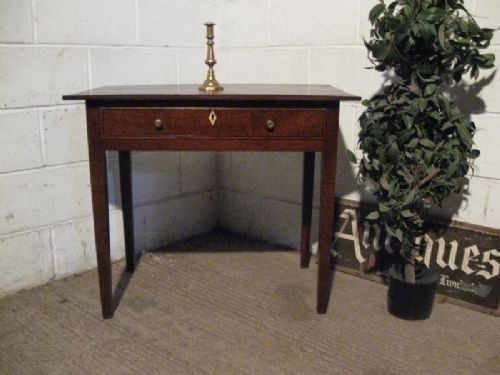 Antique Welsh Georgian  Oak Peg Joined Side Table C1780 Wdb120/11.11