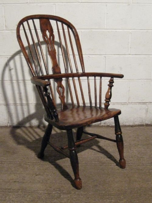 Antique Victorian Oak & Elm Windsor Chair C1860 Wdb80/13.11