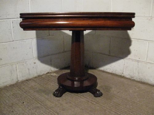 Stunning Antique William 1v Fold Over Table C1820 Wdb4080/19.11