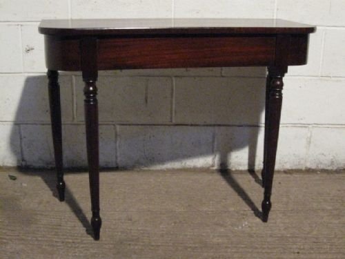 Antique Georgian Mahogany Side Hall Table C1780 Wdb90/19.11