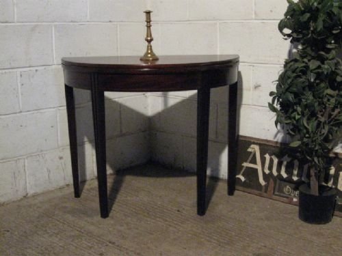Antique Georgian Mahogany Fold Over Tea/games Table C1780 Wdb3140/25.11