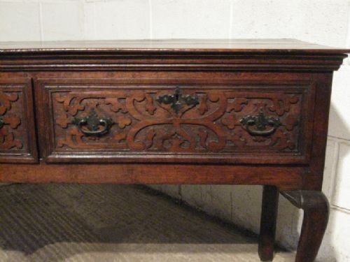 fig 1. SUPERB ANTIQUE GEORGIAN OAK SIDEBOARD DRESSER C1740 WDB500/9.12