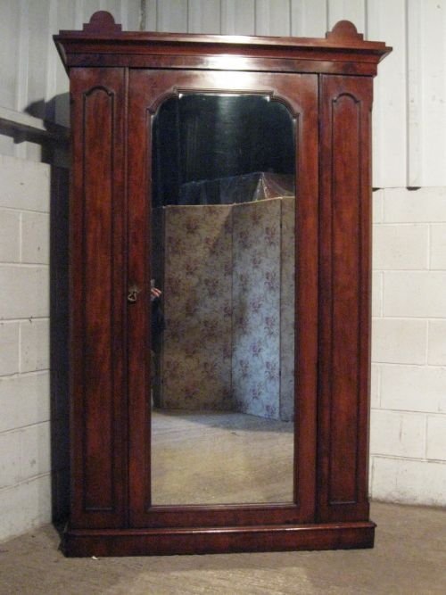 Lovely Antique William 1v Mahogany Wardrobe Armoire Compactum C1820   Po/10.12