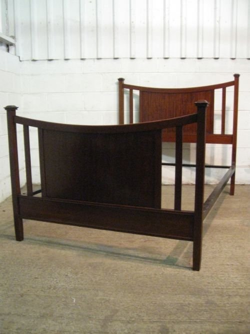 Antique Edwardian Mahogany Double Bedstead C1900 Ewdb20/10.12