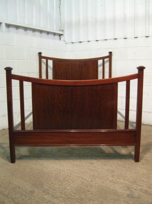 fig 1. ANTIQUE EDWARDIAN MAHOGANY DOUBLE BEDSTEAD C1900 EWDB20/10.12