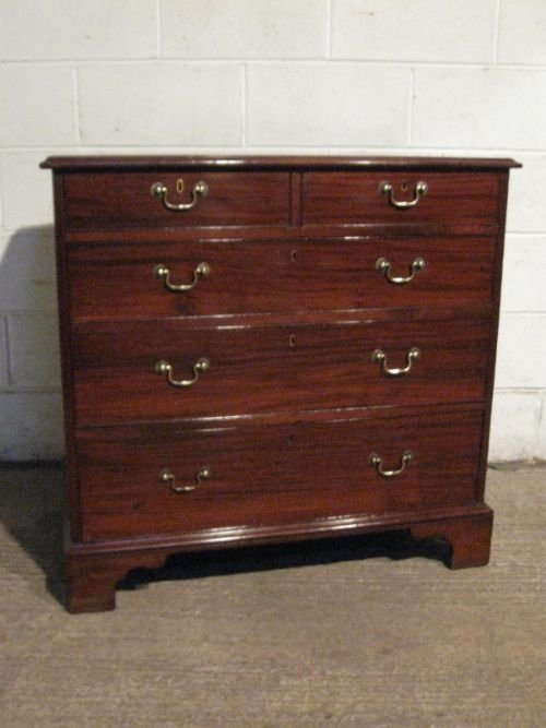 Antique Regency Mahogany Chest of Drawers C1800 E28.12f150/18.12
