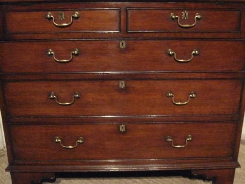 fig 1. SUPERB ANTIQUE GEORGIAN COUNTRY OAK BUREAU DESK C1780 E4.1WDB180/18.12