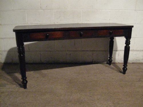 Lovely Antique  Victorian Cuban Mahogany Long Side or Sofa Table C1860 E.18.1/wp60/19.1