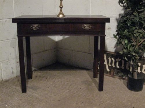 Antique Georgian Mahogany Fold Over Games Table C1780 Wdb125/24.1