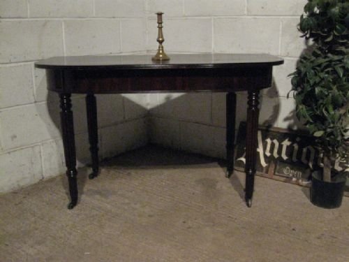 Superb Antique William 1v Cuban Mahogany Side Hall or Sofa Table C1820 Wdb85/24.1