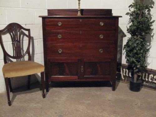 Antique Edwardian Inlaid Mahogany Chest of Drawers C1900 Wdb4285/27.1