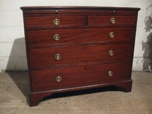 Antique Regency Mahogany Bachelors Chest of Drawers C1800 Wdb260/8.2