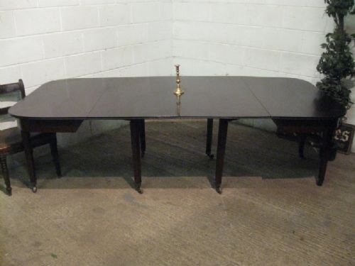 Antique Regency Mahogany Extending Dining Table Seats 12  C1800 Wdb4357/9.2
