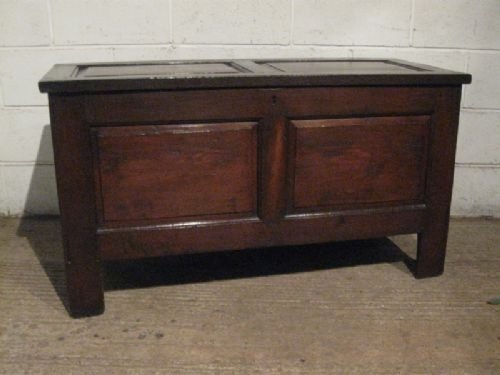 Antique James 11 Country Oak Coffer Chest C1700 Wdb190/9.2