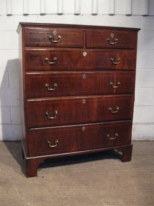 Antique Early Georgian Walnut Chest of Drawers C1720 Wdb4383/14.2