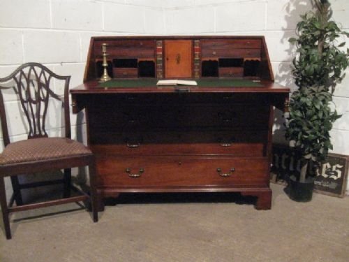 Antique Georgian Regency Mahogany Bureau Desk C1790 Wdb4334/17.3