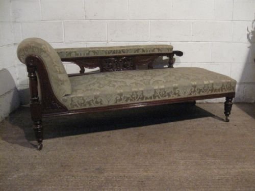 Gorgeous Antique Victorian Oak Chaise Longue C1860 Wdb230/19.1