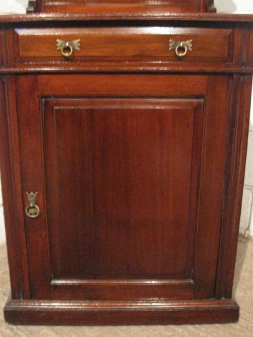 fig 1. ANTIQUE EDWARDIAN MAHOGANY SMALL CHIFFONIER SIDEBOARD C1900 Wnk46829c/24.3