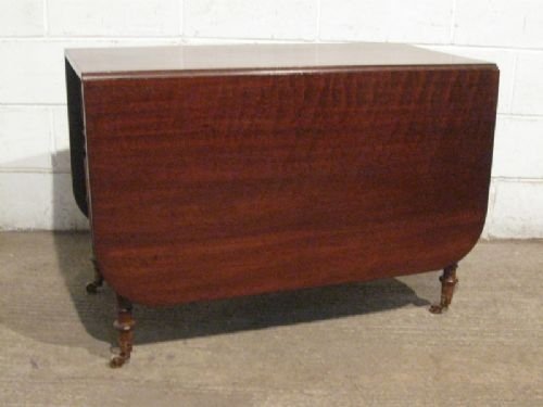 Antique Regency Mahogany Drop Leaf Dining Table C1800 Wdb3930/24.3