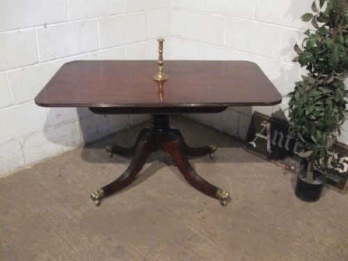Antique Georgian Regency Quality Mahogany Centre or Sofa Side Table C1800 Wdb4557/27.3