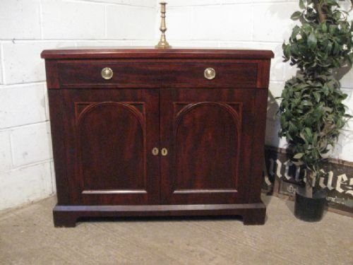 Antique Regency Small Flamed Mahogany Chiffonier Sideboard C1800 Wdb120/30.3