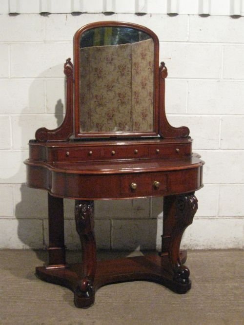 Antique Victorian Mahogany Duchesse Dressing Table C1860 Wdb100/30.3