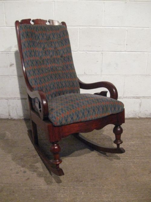 Superb Antique William 1v Mahogany Rocking Chair C1820 Ewdb65/30.3
