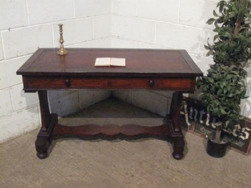 Antique Victorian Mahogany Writing Desk Table C1880 Wdb46005/6.4