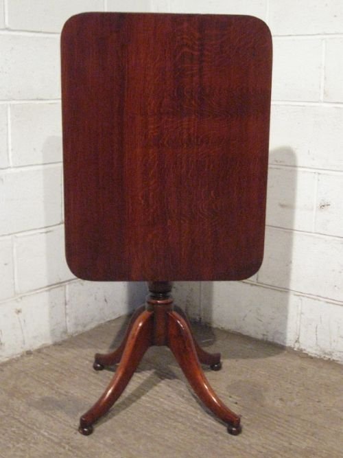 Antique Regency Oak Tilt Top Side Hall Table C1800 Wdb3290b/13.4
