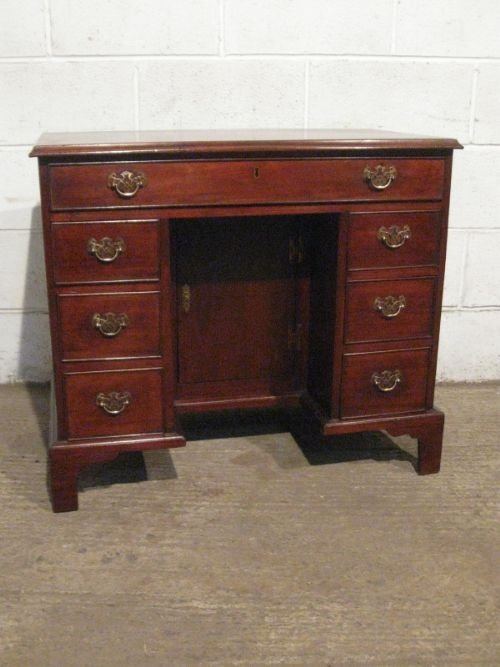 Stunning Antique Georgian Regency Mahogany Pedastal Desk C1800 Wnk4996a/13.4
