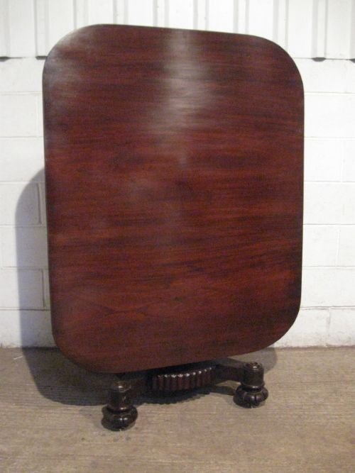 Quality Antique William 1v Scottish Cuban Mahogany Tilt Top Breakfast Dining Table Seats Six C1820 Wdb4619/14.4