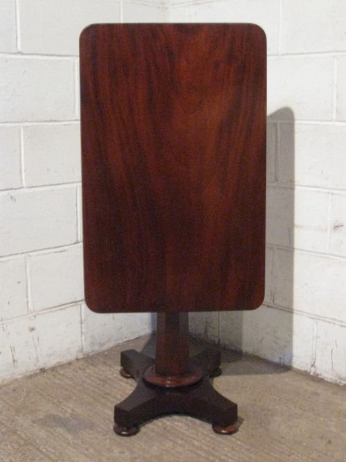 Superb Antique William 1v Mahogany Tilt Top Table C1820 Wjm120/28.4