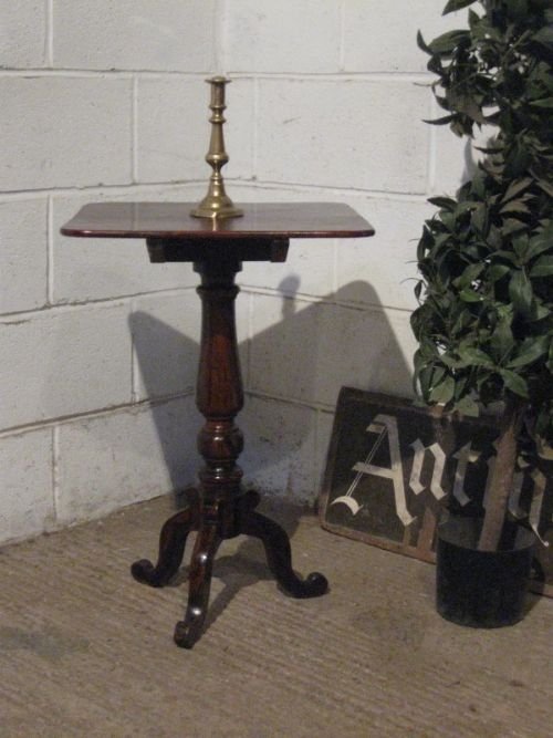 Lovely Antique Early Victorian Rosewood Side Lamp Table C1840 Wdb70/28.4