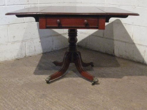 Antique Regency Mahogany Pembroke Side Table C1800 Wdb4423/28.4