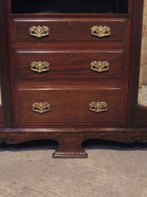 fig 1. QUALITY ANTIQUE VICTORIAN  MAHOGANY PRINCESS WARDROBE COMPACTUM C1890 WDB4700/18.5