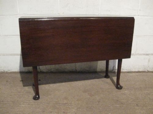 Small Antique Georgian Cuban Mahogany Drop Leaf Gate Leg Table C1780 Wdb4901/18.5