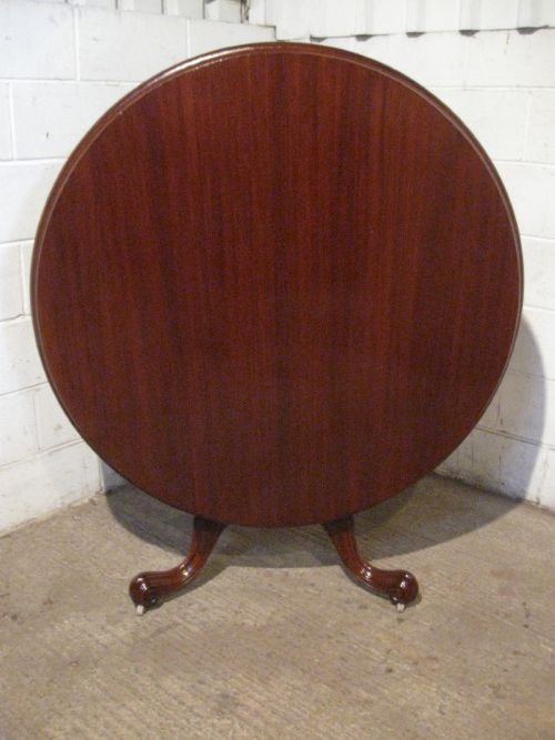 Superb Antique Victorian Mahogany Tilt Top Breakfast Dining Table C1860 Wdb180/19.5