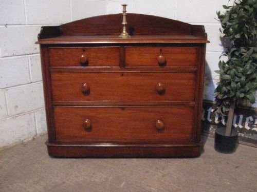 Antique Victorian Mahogany Chest of Drawers C1880 Wdb4781/25.5