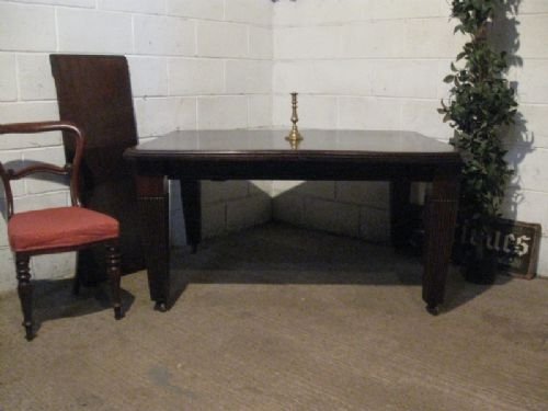 Antique Edwardian Mahogany Extending Wind Out Dining Table Seats Up to 10 People C1900 Wdb190/9.6