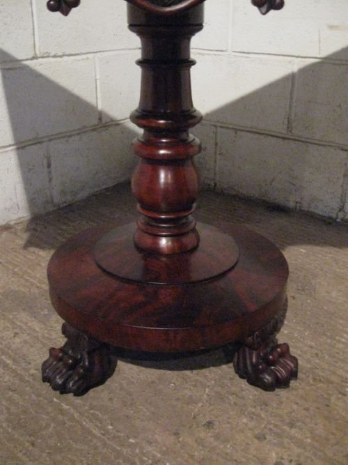 fig 1. ANTIQUE WILLIAM 1V MAHOGANY FOLD OVER TEA TABLE C1820 WDB4637/9.6