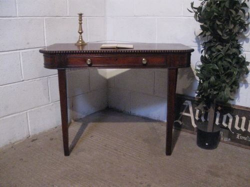 fig 1. SUPERB ANTIQUE REGENCY MAHOGANY SIDE TABLE / WRITING DESK C1800 WDB130/22.6