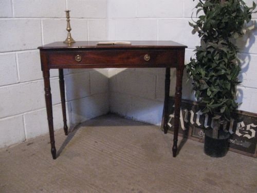 Quality Antique Regency Mahogany Side Table Writing Desk C1800 Wdb110/22.6