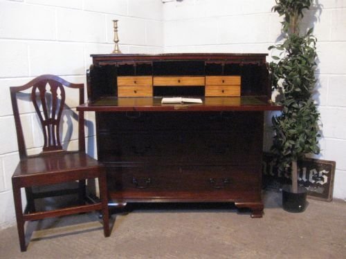 Gorgeous Antique Georgian Regency Mahogany Secretaire Chest of Drawers C1800 Wdb4844/22.6