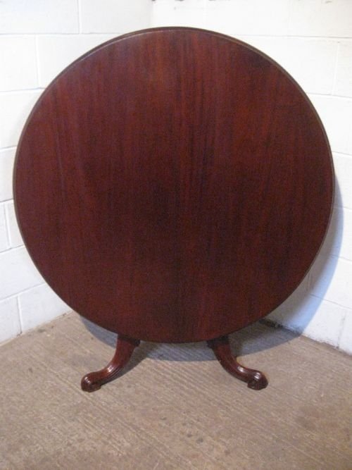Antique Victorian Mahogany Tilt Top Breakfast Dining Table C1860 Wbg75/5.7