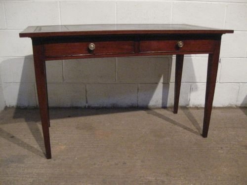 Antique Edwardian Mahogany Leather Topped Writing Table Desk C1900 Wdb4853/6.7